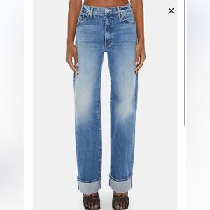 MOTHER The Dodger Skimp Cuff Jeans Music is the Medium Wide Leg